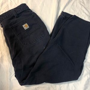 Navy blue carhartt cargos